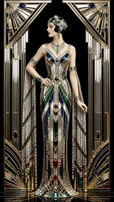 full-length portrait of an elegant figure
