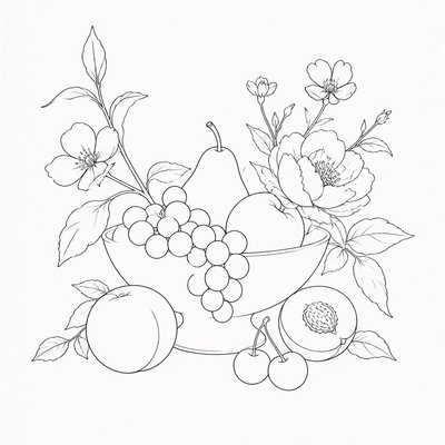 Contour Line Drawing Style 3