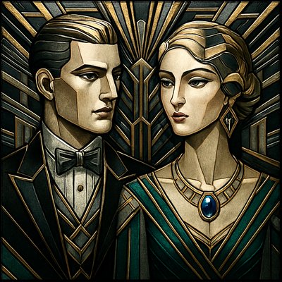 portrait of two people together