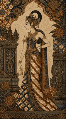 full-length portrait of an elegant figure