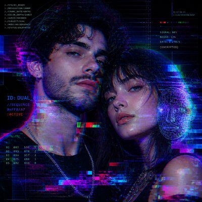 portrait of two people together