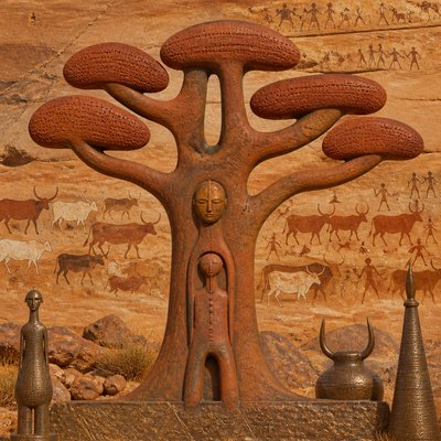 a tree in nature — Chadian Art Style
