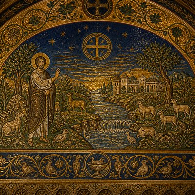 wide landscape with natural scenery — Ravenna Art Style