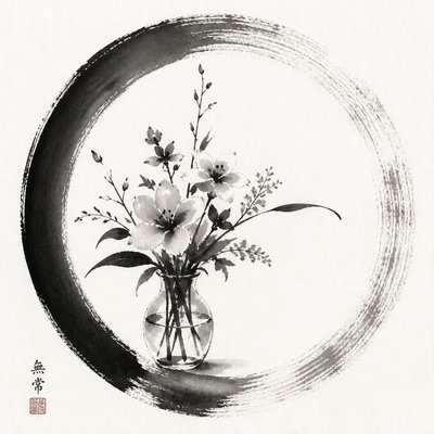 bouquet of flowers in a glass vase