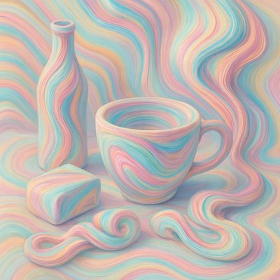 still life with everyday objects