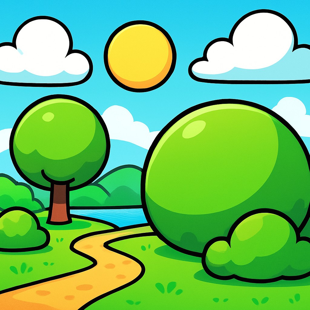 wide landscape with natural scenery