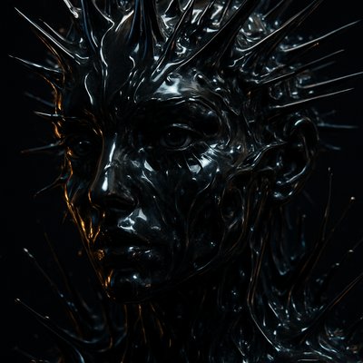 Ferrofluid Typography 1