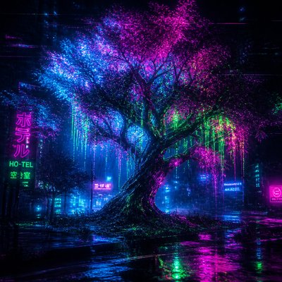 a tree in nature