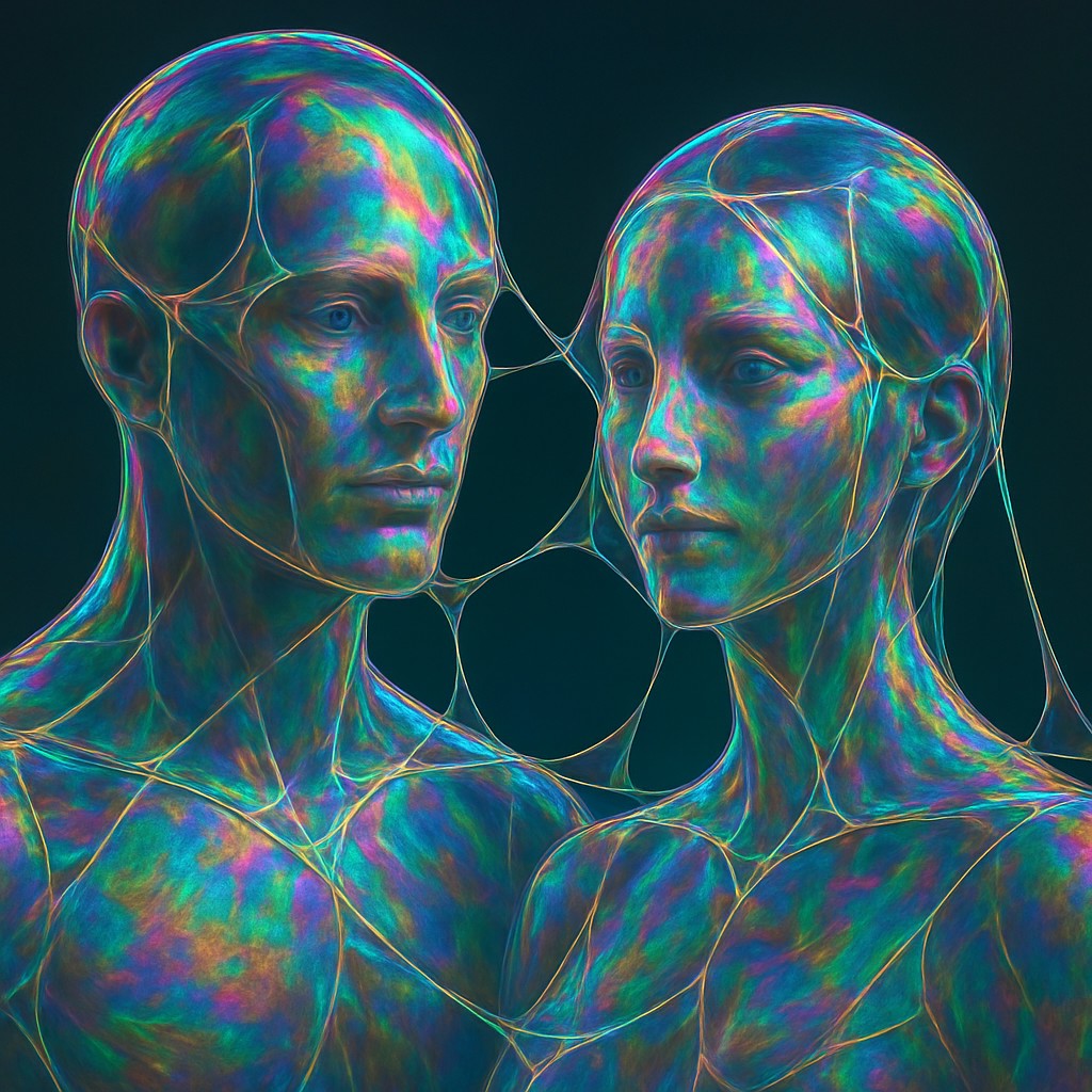 portrait of two people together