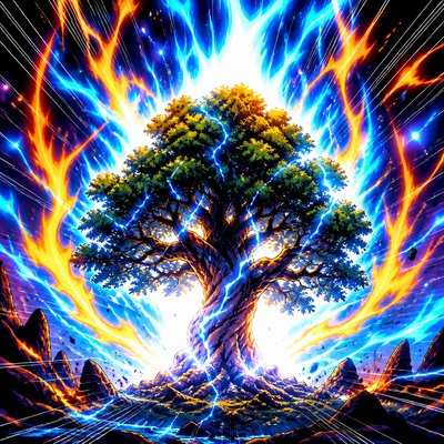 a tree in nature