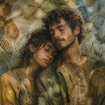 portrait of two people together