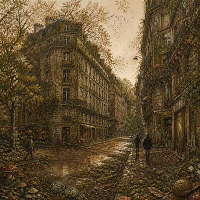 Goblincore Aesthetic Style Transfer Example