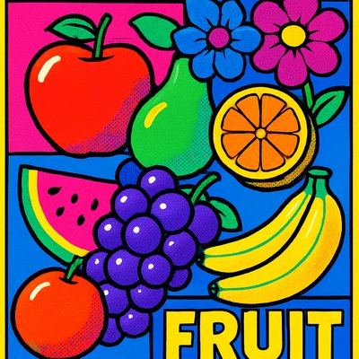 Food Pop Art Style 3