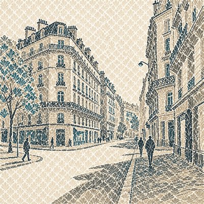 Motif Art Style Style Transfer Example