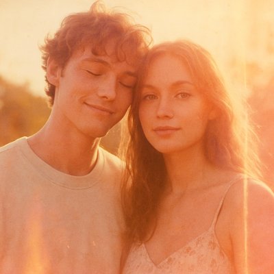 portrait of two people together