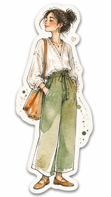 full-length portrait of an elegant figure