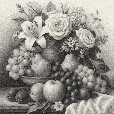 Stippling Dotwork Style 3