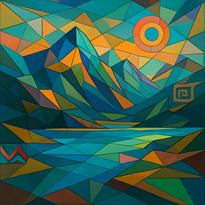 Neo-Cubism Art Style 2