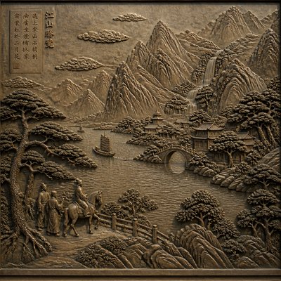 Relief Carving Sculpture Style 2