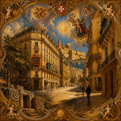 Maltese Art Style Style Transfer Example