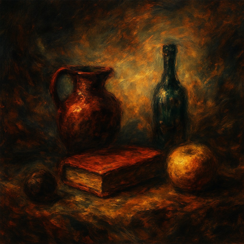still life with everyday objects