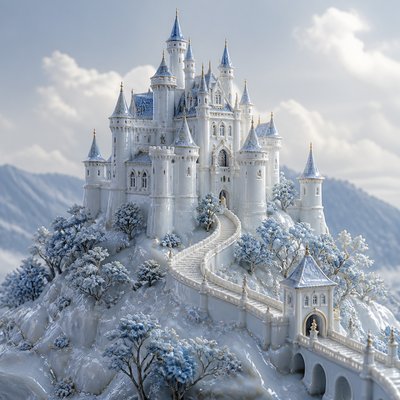 majestic castle on a hilltop