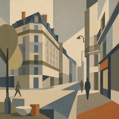 Purism Art Style Style Transfer Example