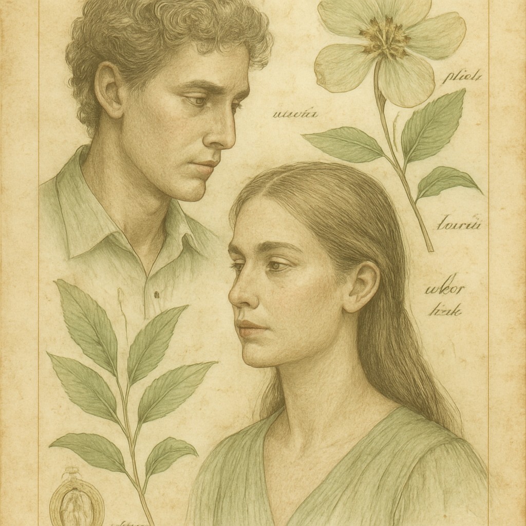 portrait of two people together