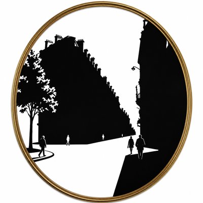 Silhouette Art Style Style Transfer Example