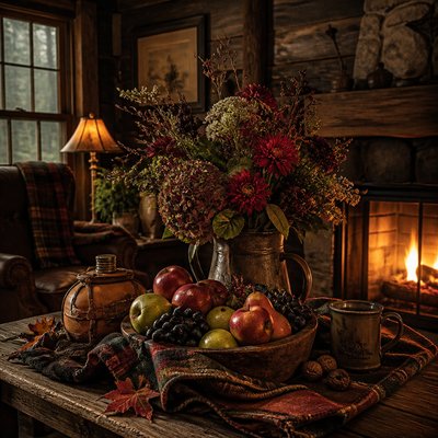 Rustic Cabin Interior Design 3