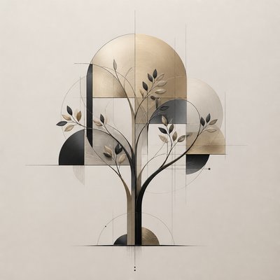 a tree in nature — Minimalist Jewelry Design