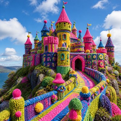 majestic castle on a hilltop
