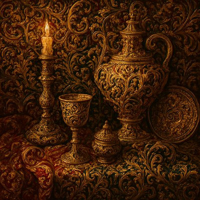 still life with everyday objects