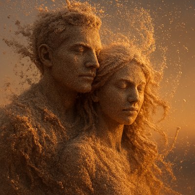portrait of two people together