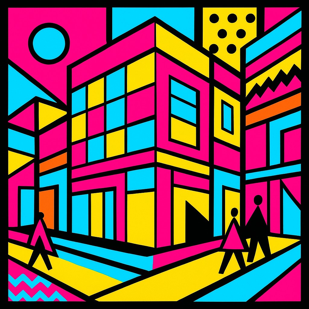 Neo-Geo Art Style Style Transfer Example