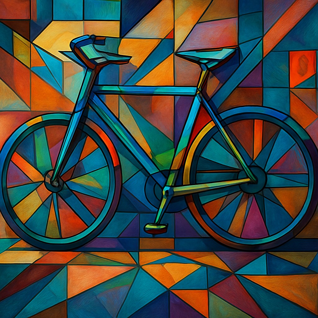 bicyle resting against a wall