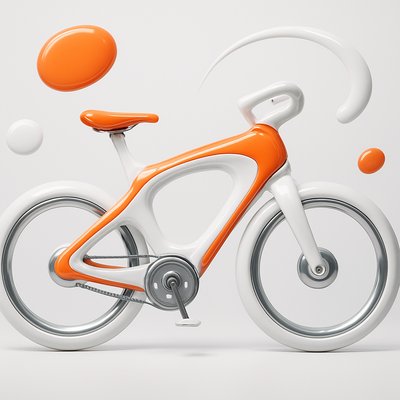 bicyle resting against a wall