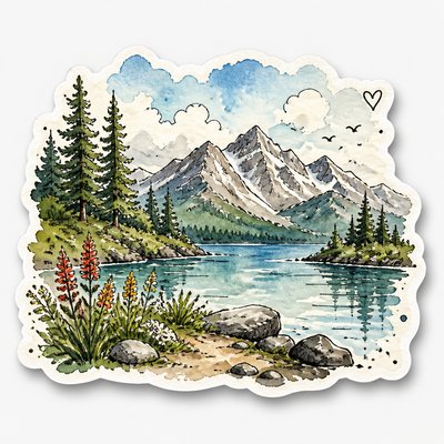 wide landscape with natural scenery