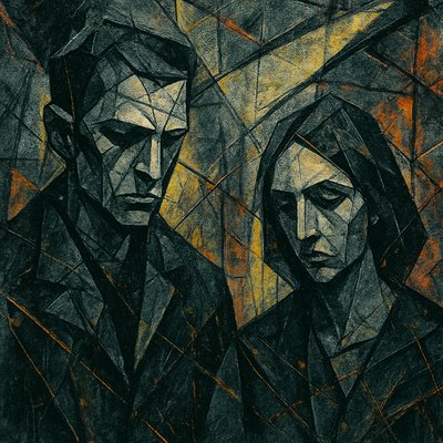 portrait of two people together