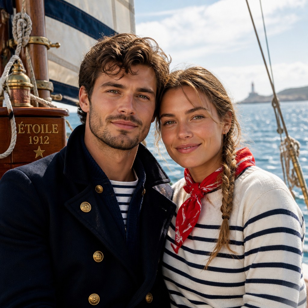 portrait of two people together — Nautical Aesthetic