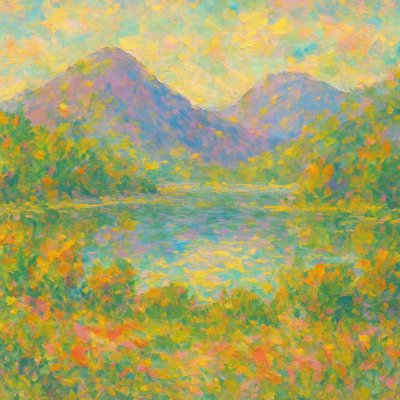 Garden Impressionism Art Style 2