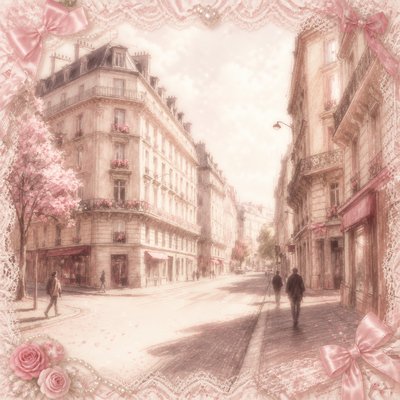 Coquette Aesthetic Style Transfer Example