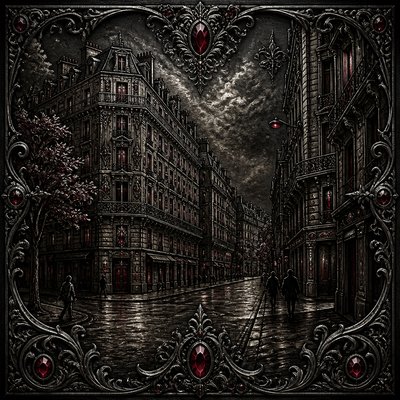 Gothic Jewelry Design Style Transfer Example