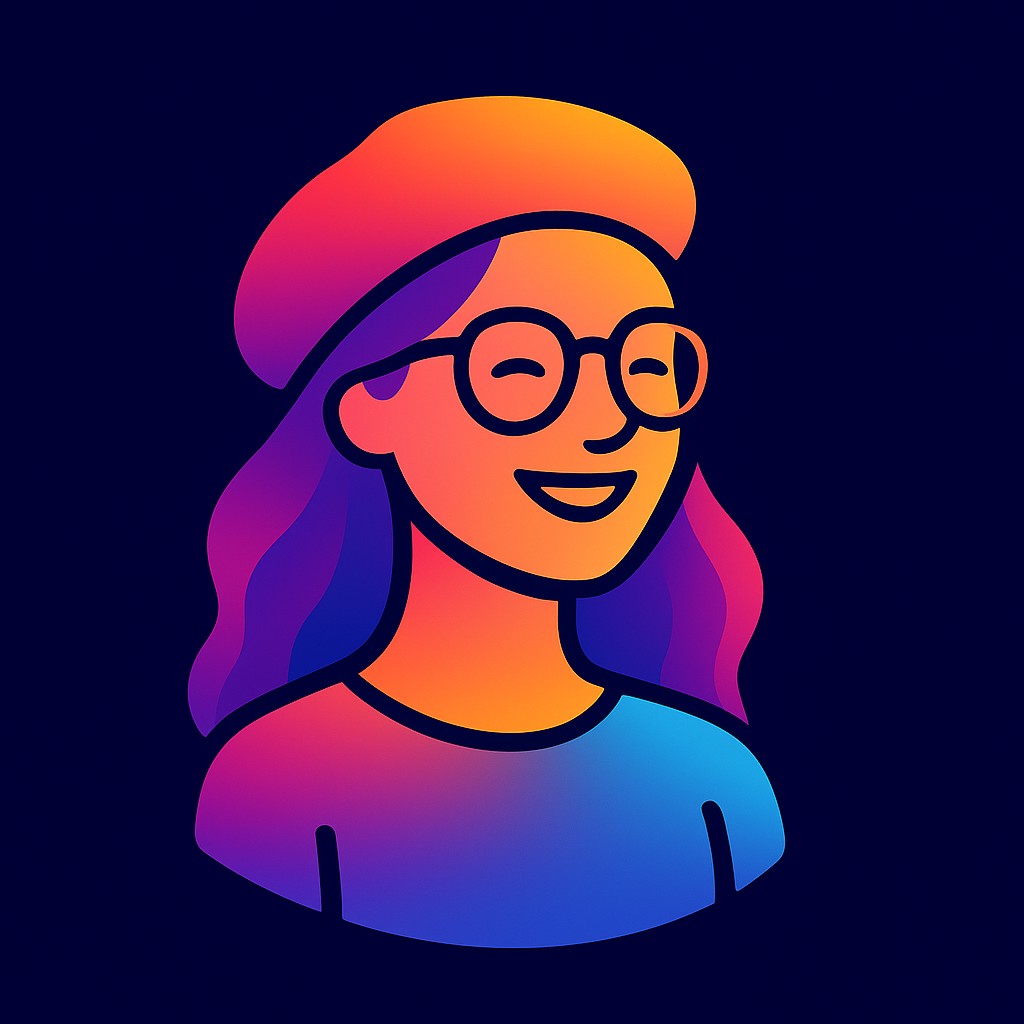 Gradient Icon Design Style Transfer Example