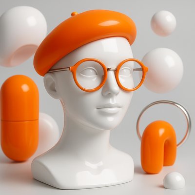 Retro Futuristic Furniture Art Style Transfer Example