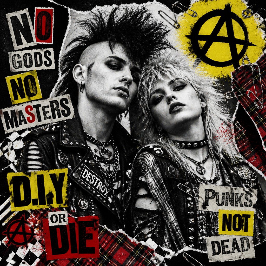 portrait of two people together — Punk Aesthetic
