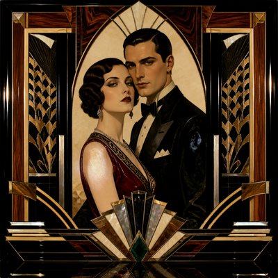 portrait of two people together