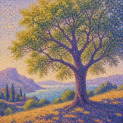 a tree in nature