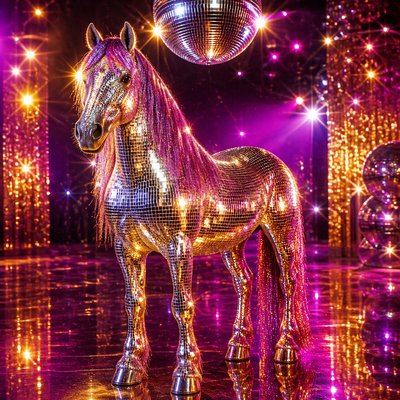 animal standing in natural pose — Disco Aesthetic