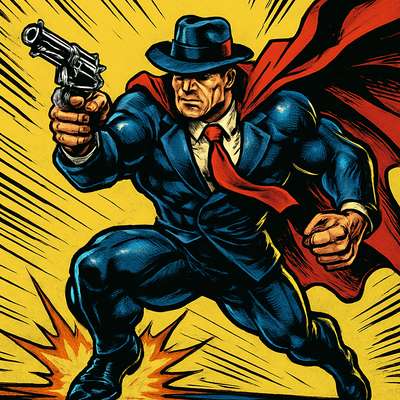 Superhero Comic Art